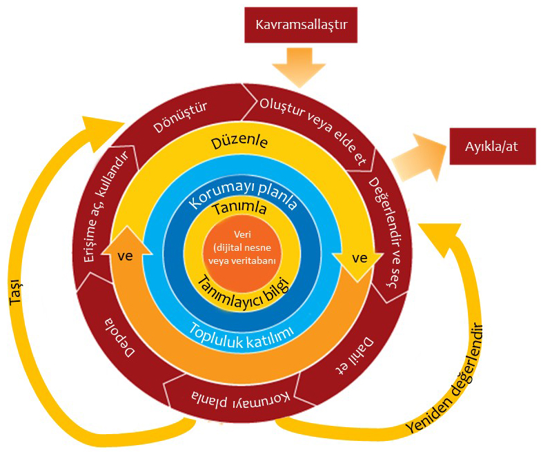 Şekil 4. DCC Kürasyon Yaşam Modeli 